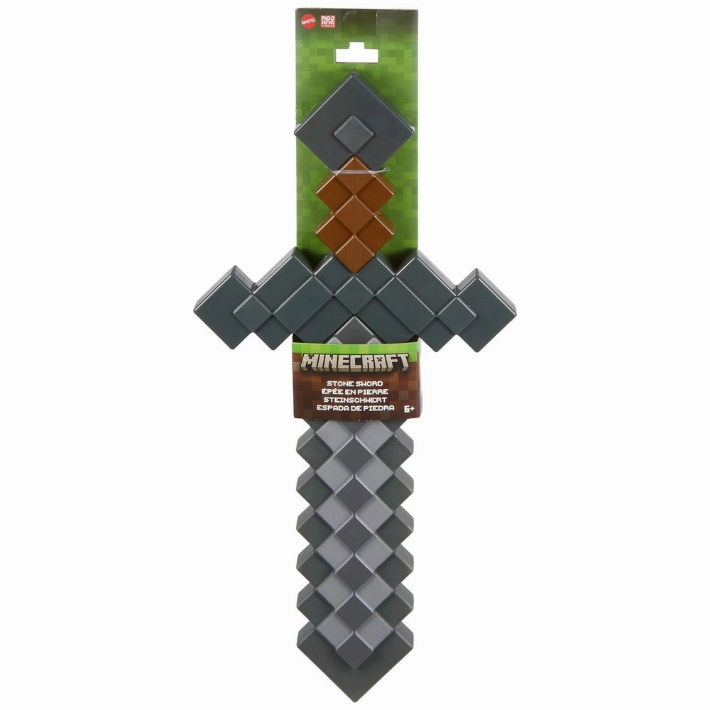 Prodigious Maker Badge Artist Minecraft Stone Sword Toy