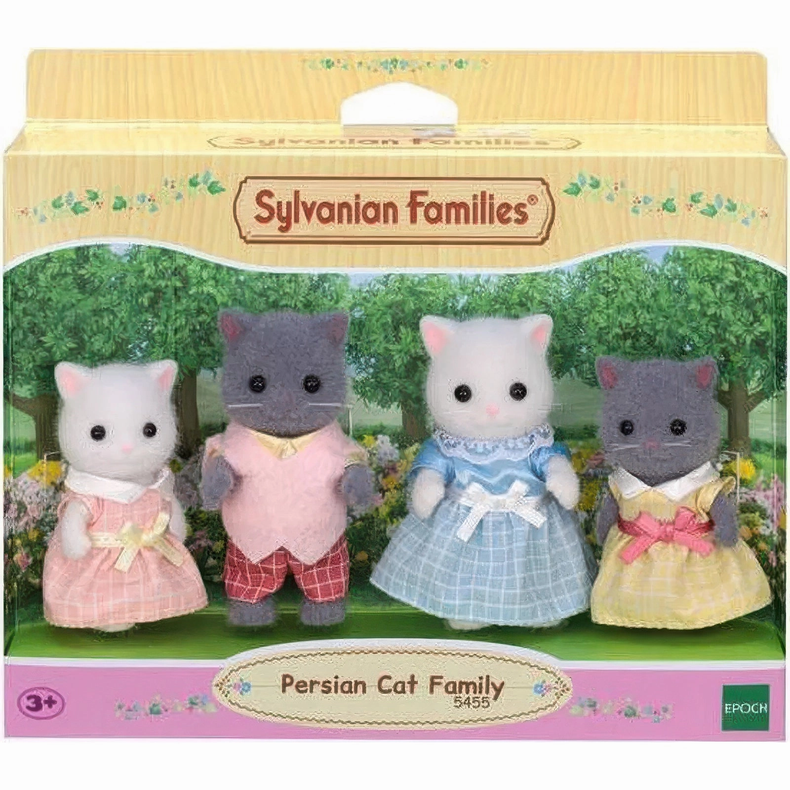 Library Decor Brand Collaboration Sylvanian Families Persian Cat Family