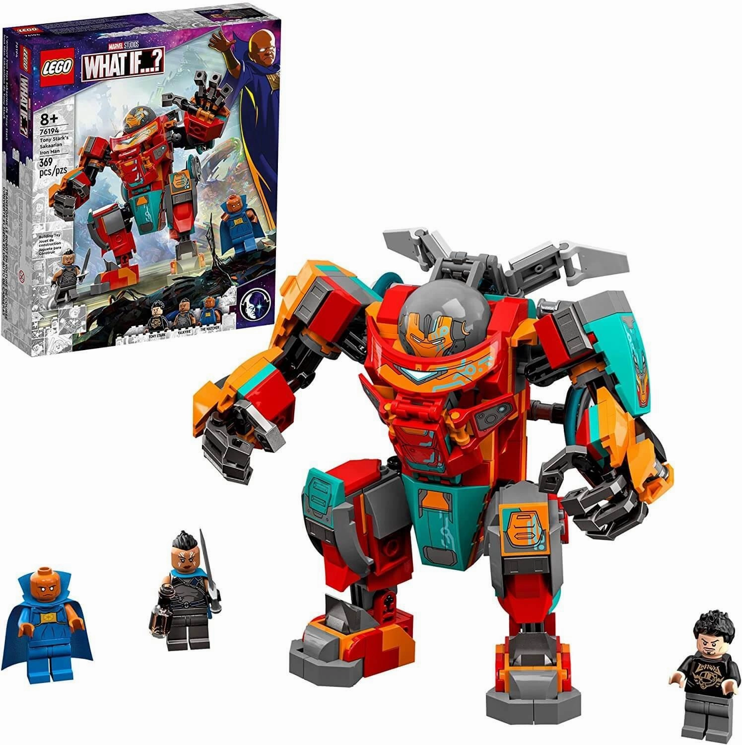 LEGO MARVEL 76194 Marvel Tony Stark??s Sakaarian Iron Man Building Kit Anime Model