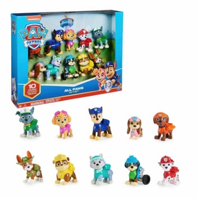 PAW Patrol Action Pack Pups 10 Gift Set with Collectible Figures Forest Creature Music Icon