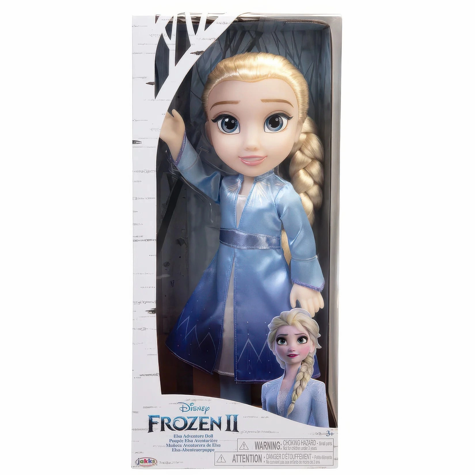 Disney Frozen 2 Elsa the Snow Queen Doll 38cm Chibi Hero