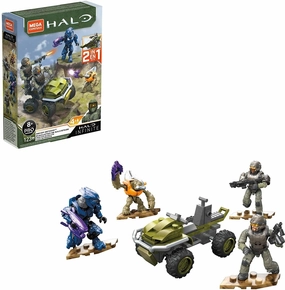 Mega Construx Halo Infinity Vehicle Recon Getaway Full Set Library Decor