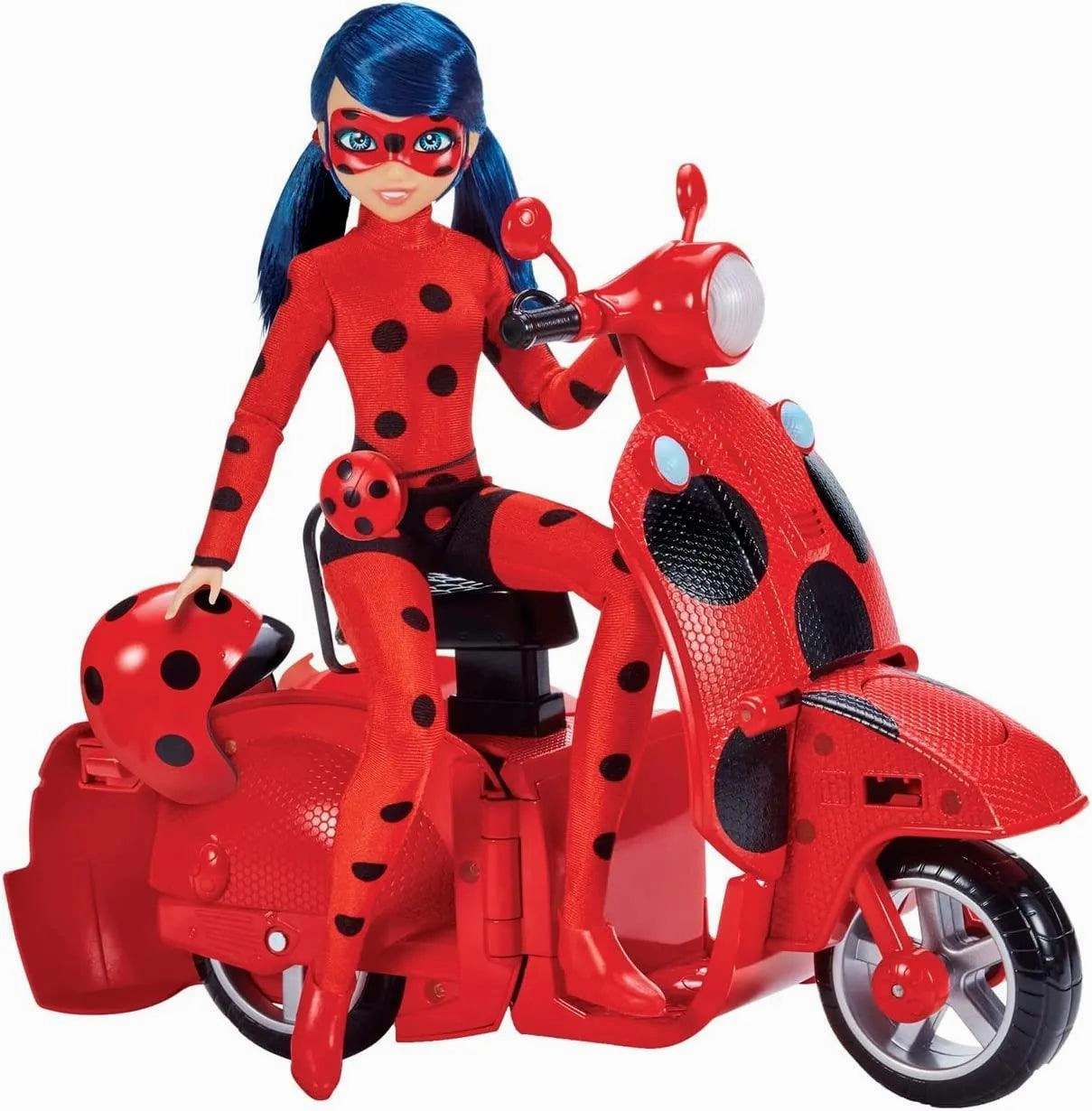 Movie Hero Miraculous Ladybug Switch And Go Scooter With Doll