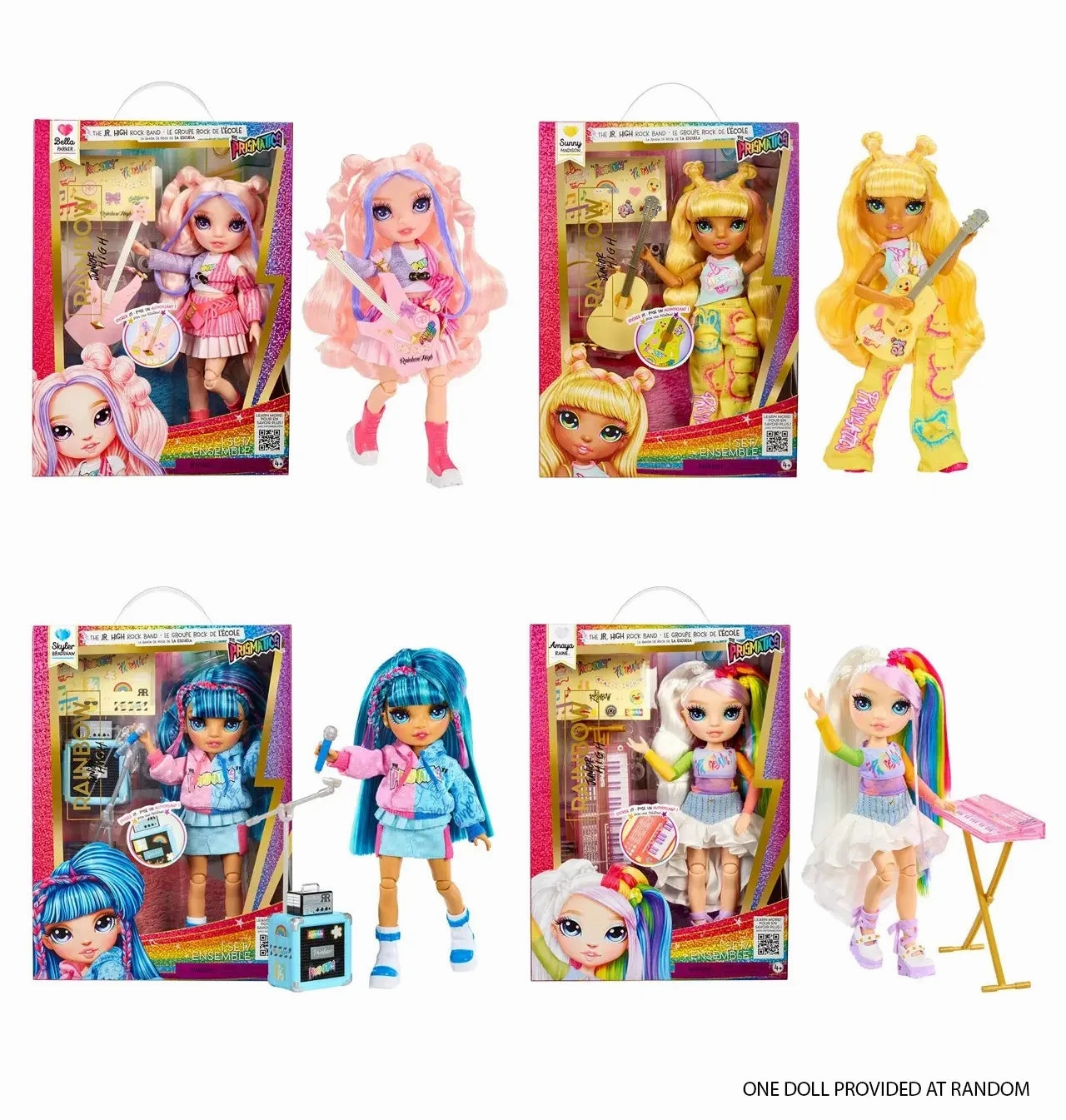 Congratulations Present Rainbow High Jr High Rockband Fashion Dolls - Assorted