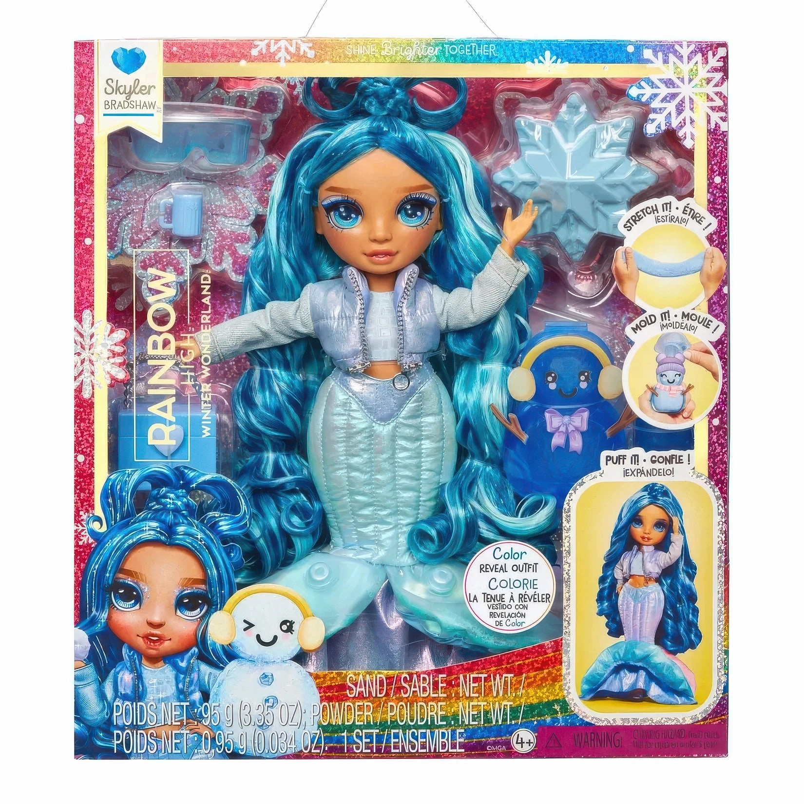 Monster Displays Rainbow High: Winter Wonderland Fashion Doll ?C Skyler Bradshaw
