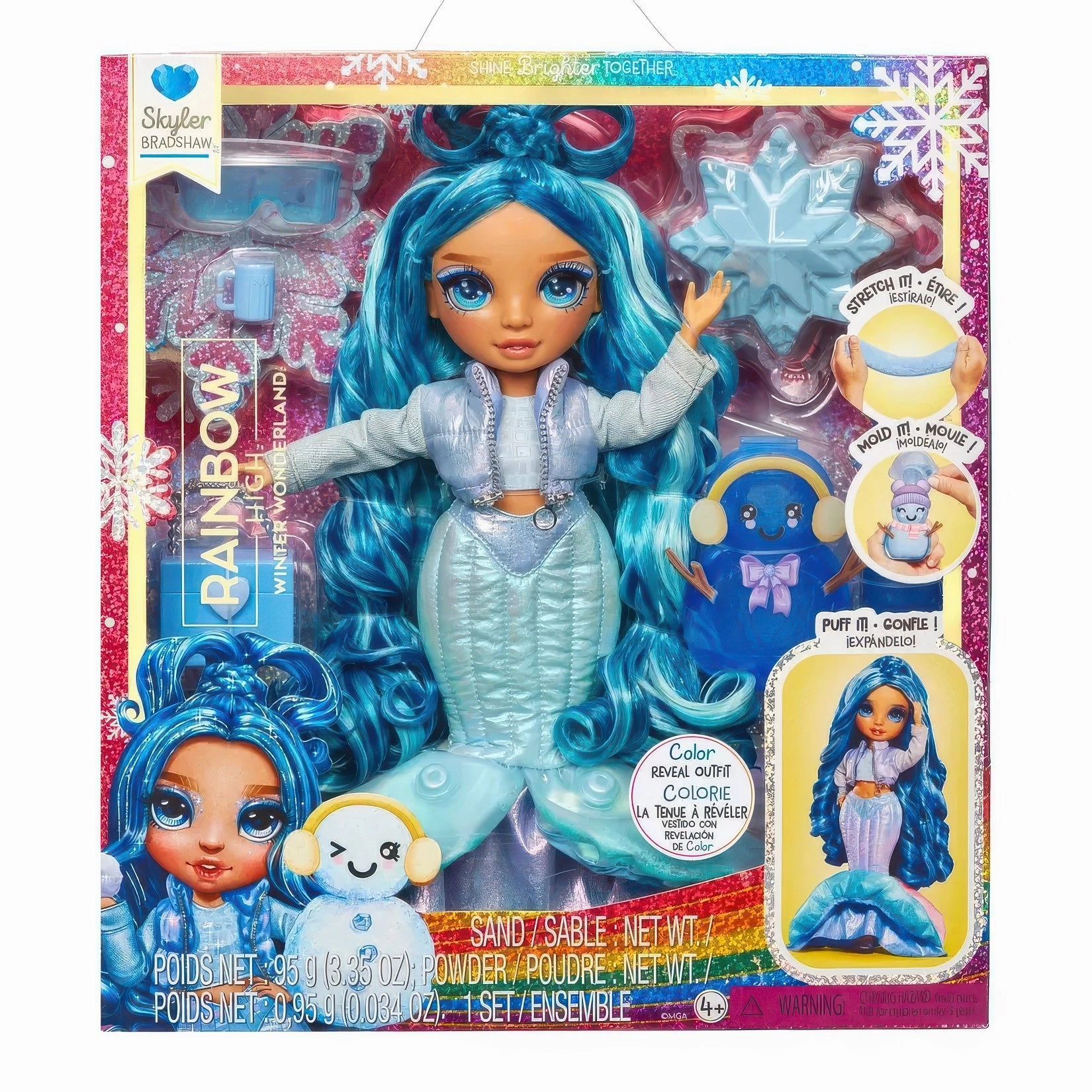 Rainbow High: Winter Wonderland Fashion Doll ?C Skyler Bradshaw Glass Art Famous Scientist