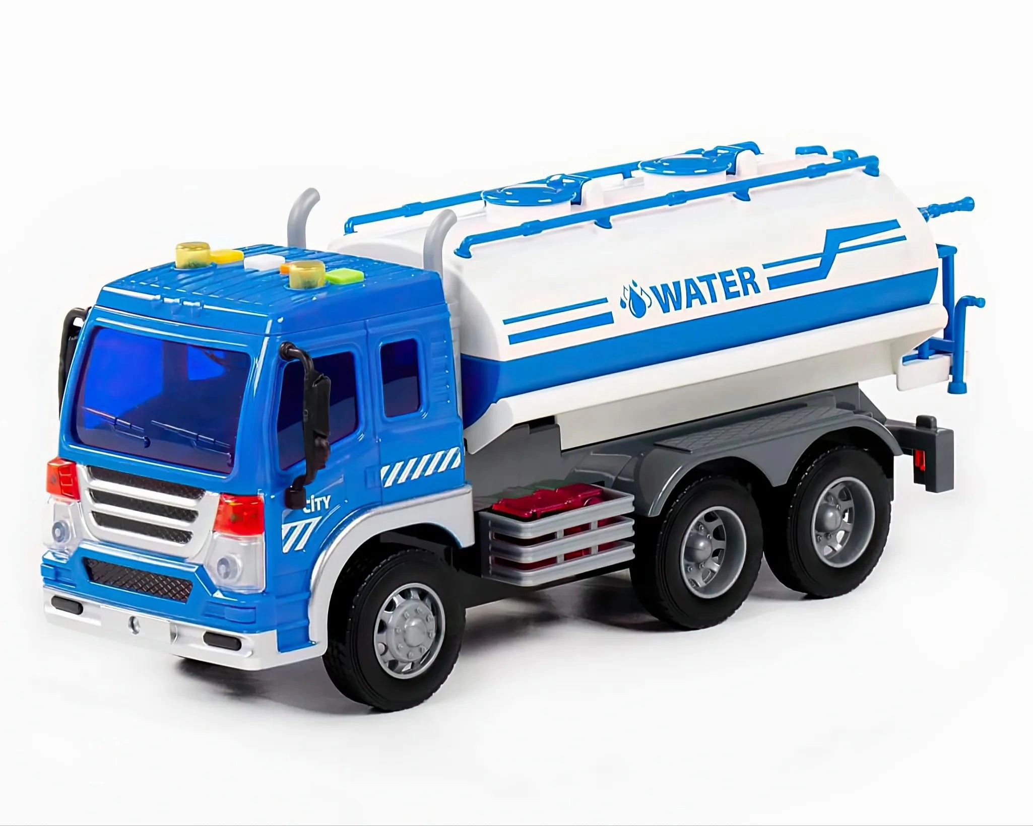 Polesie City Water Tank Sprinkler Truck - Friction-Powered Spooky Supplies Ghostly Ornaments