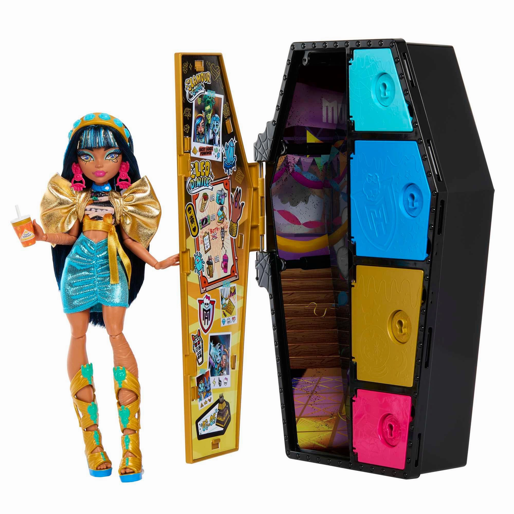 Monster High Skulltimate Secrets Cleo De Nile Doll Coffee Table