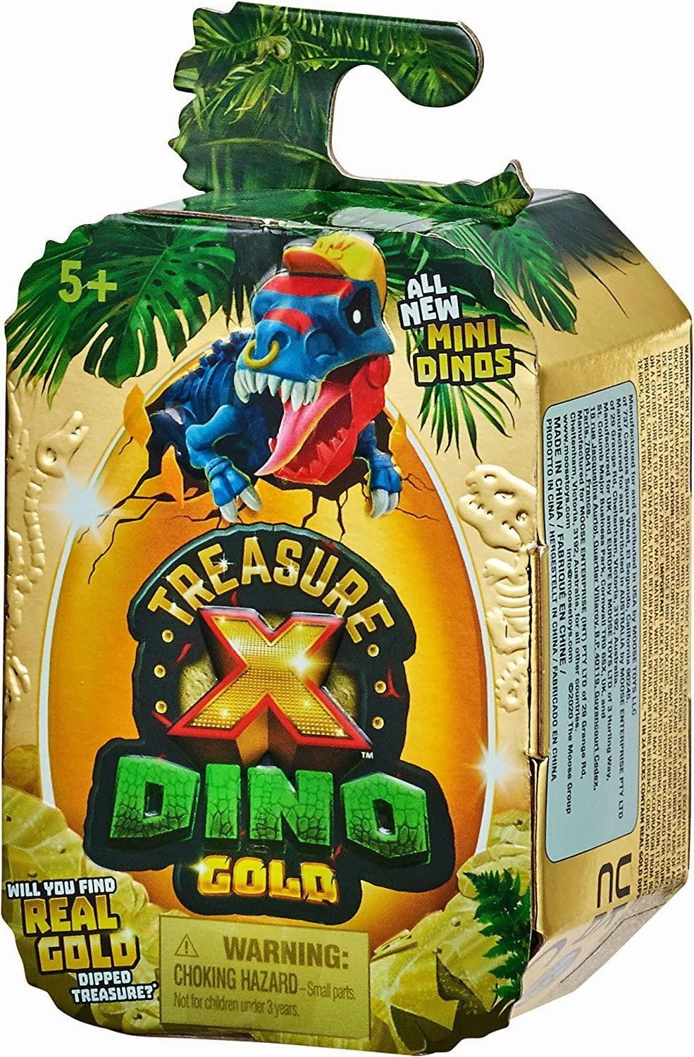 Treasure X Dino Gold Mini Dino Pack Detailed Model Pixar Favorite