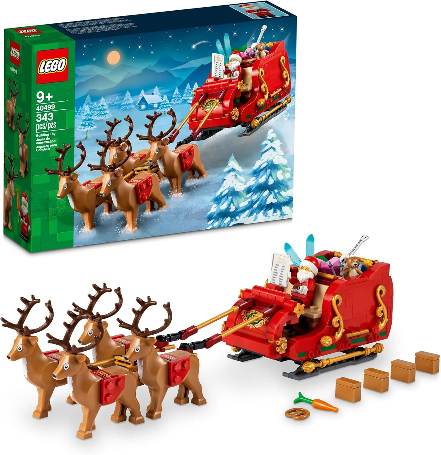 Animal Statue Lego 40499 - Santa's Sleigh