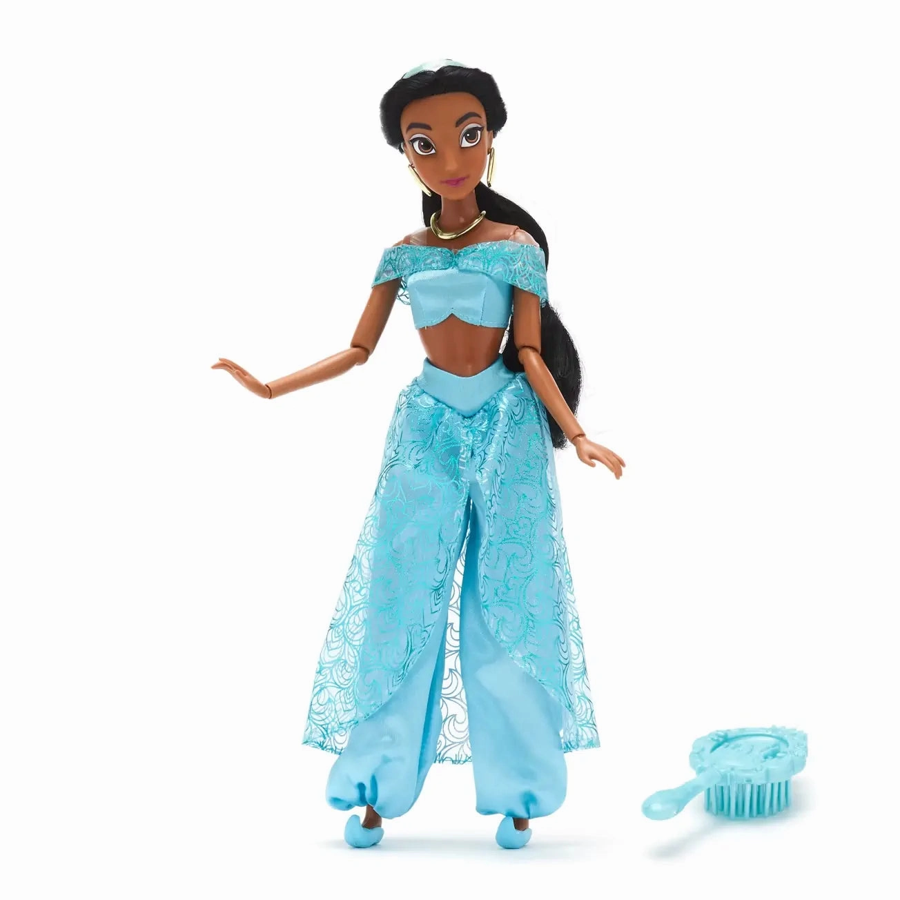 Princess Jasmine Classic Doll - Aladdin Minimalist Design Multiple Accessories