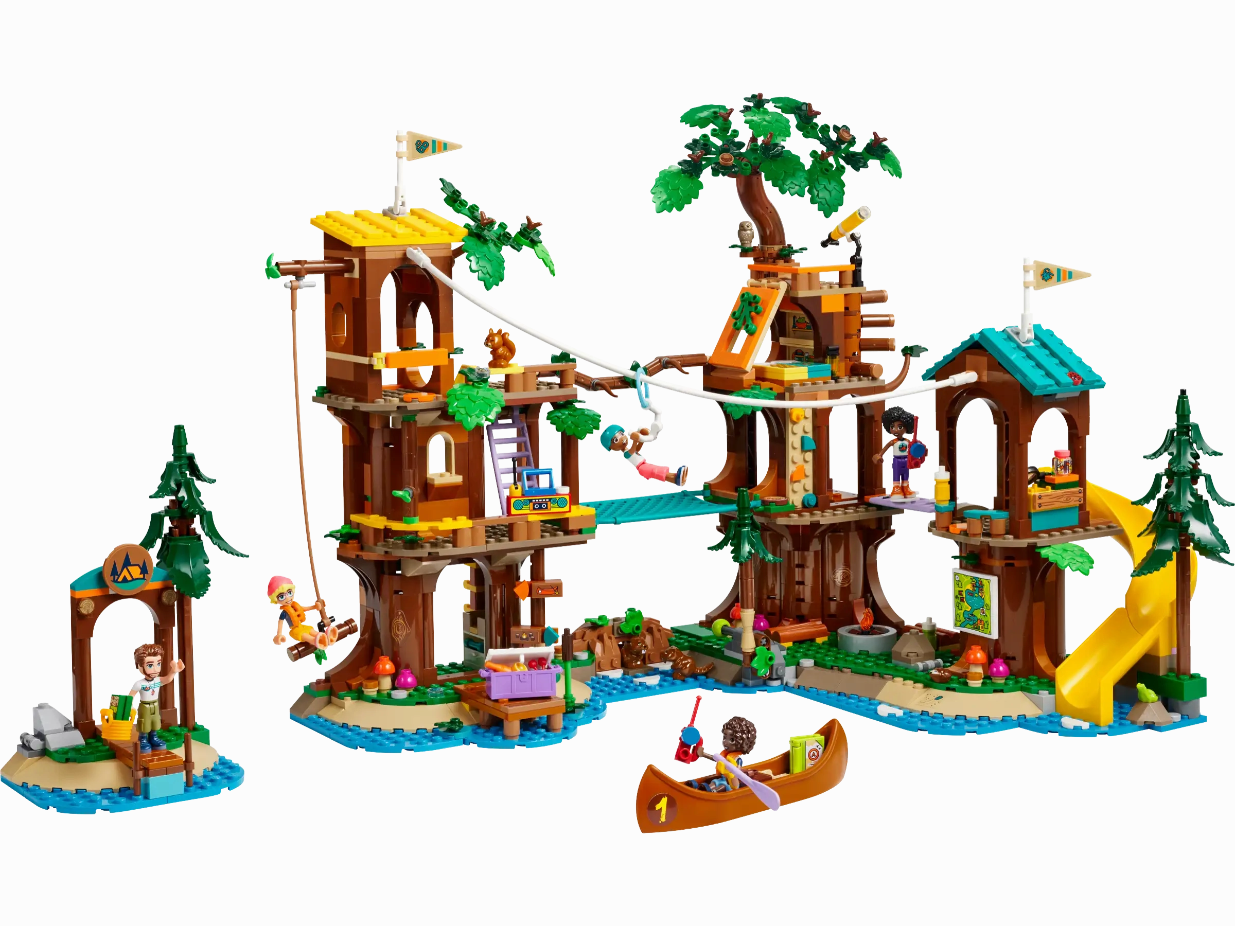 LEGO 42631 Friends Adventure Camp Tree House Playset Comic Hero Regional Specialty