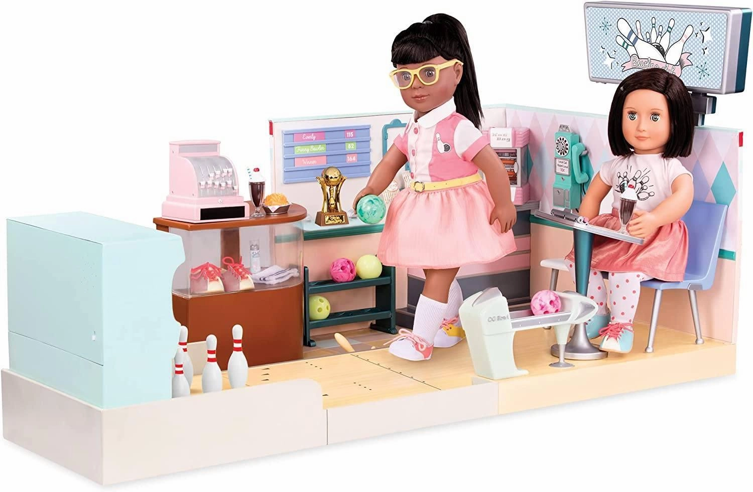 Detailed Hero Our Generation Let It Roll Bowling Alley