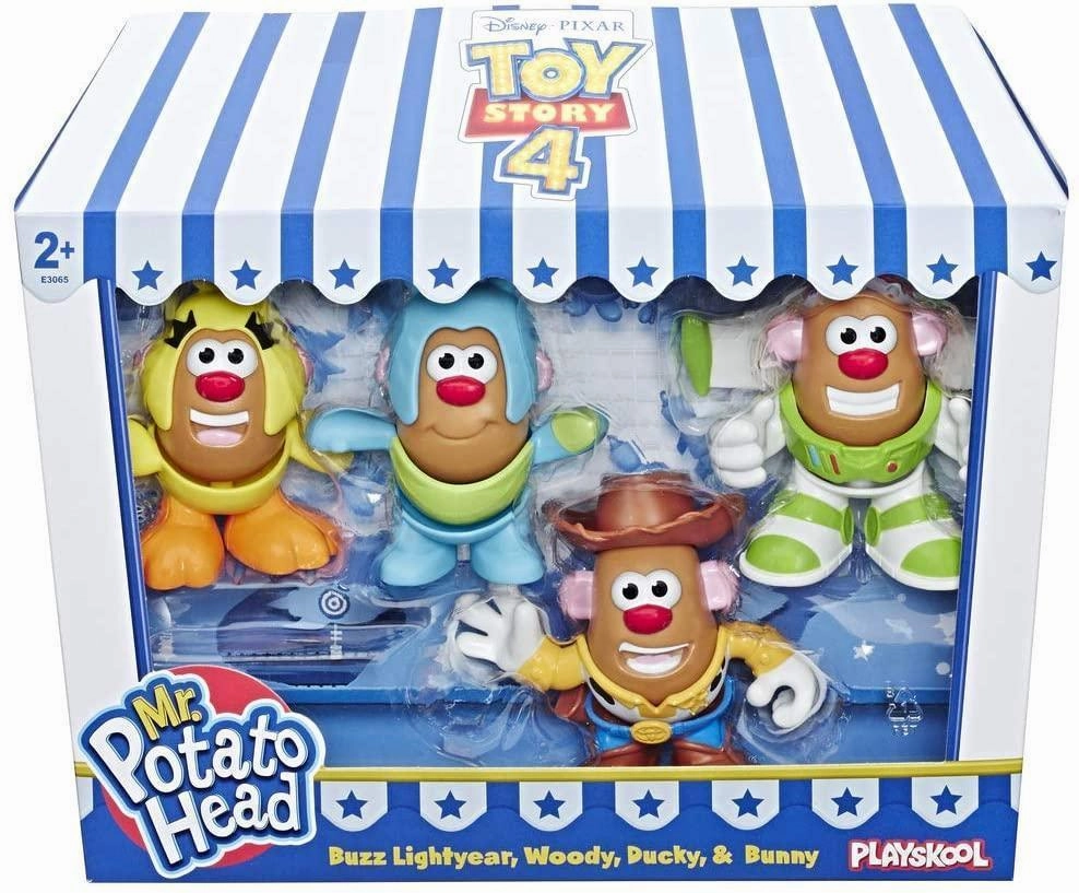 Mr. POTATO HEAD Disney/Pixar Toy Story Mini 4 Pack Buzz, Woody, Ducky, Bunny Figures Mainstream Appeal