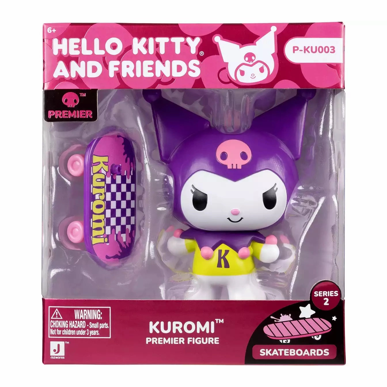 Hello Kitty and Friends Premier 10cm Figure with Skateboard Pop Art Military Figure