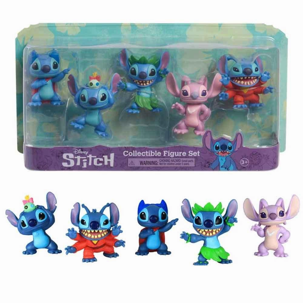Baroque Figure Disney??s Lilo & Stitch Collectible Stitch Figure Set, 5-pieces