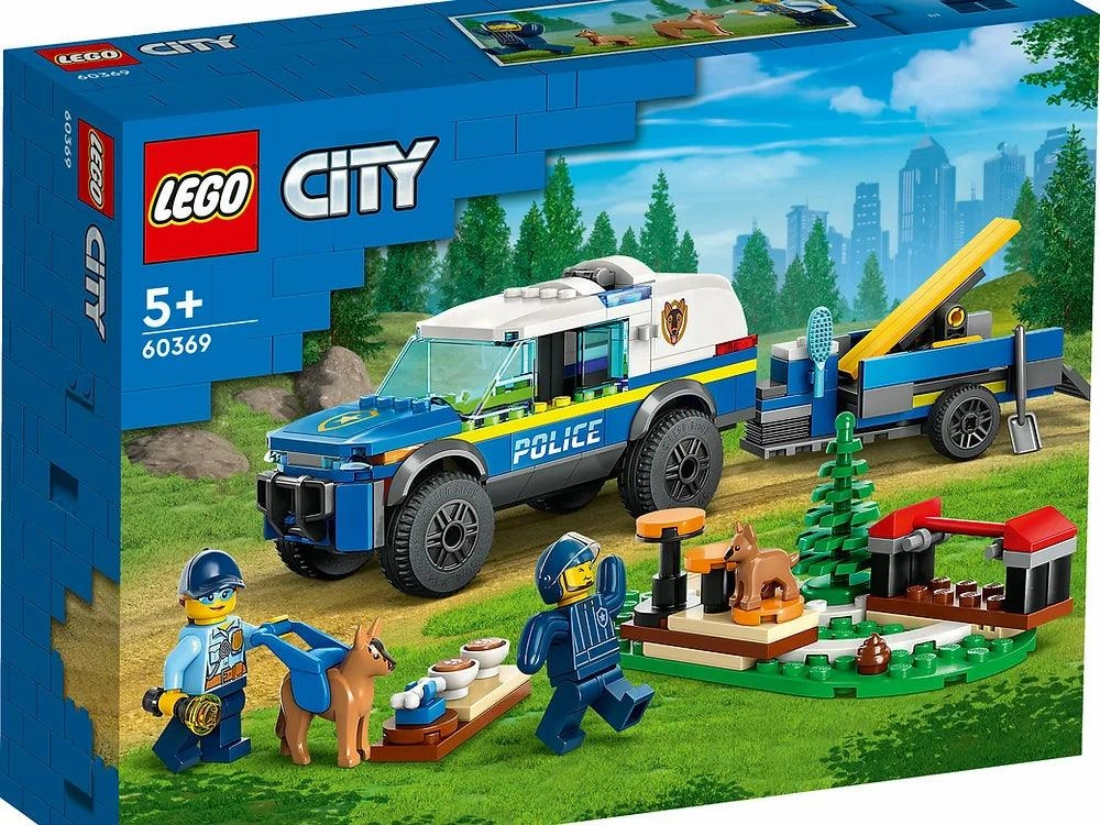 LEGO CITY 60369 Mobile Police Dog Training Modernist Sculpture