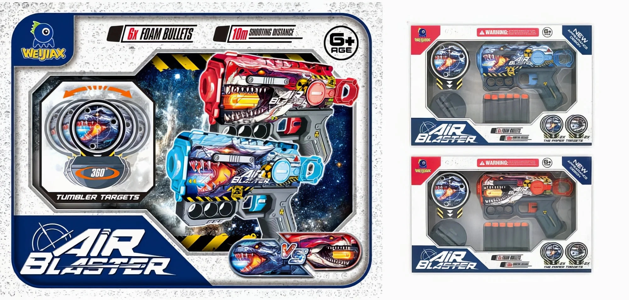 Wicked Accents Air Blaster Manual Soft Bullet Toy Gun