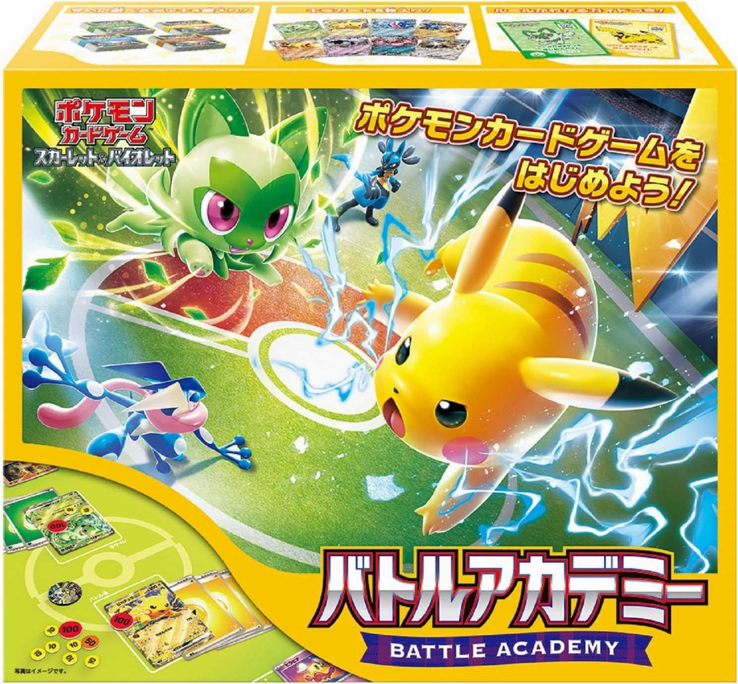 "Pokemon Card Game Scarlet & Violet" Battle Academy Collectible Drop Opening