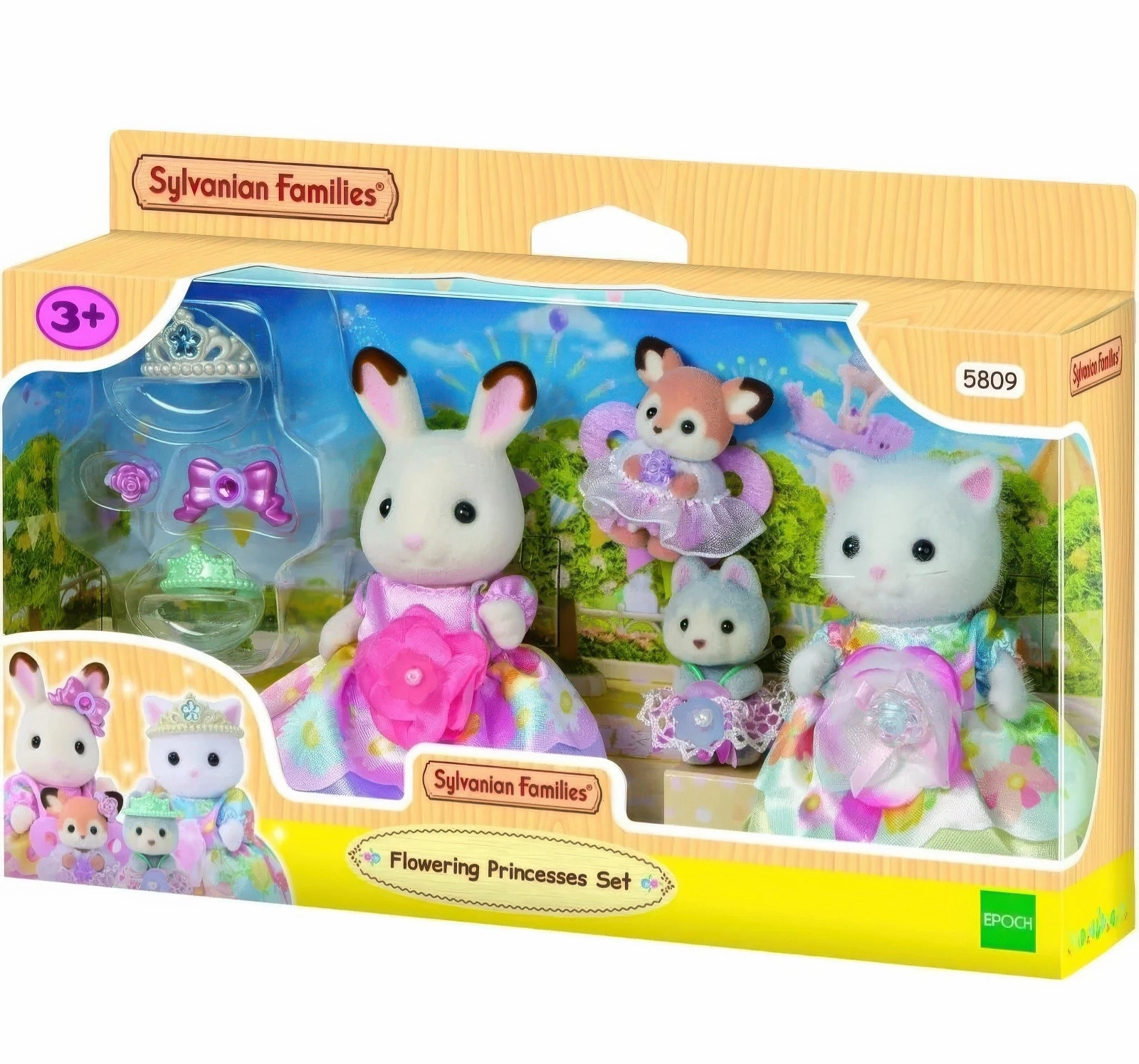 Sylvanian Families 5809 Princesses in Flowery Dresses Enchanting Crafts Mystical Designs