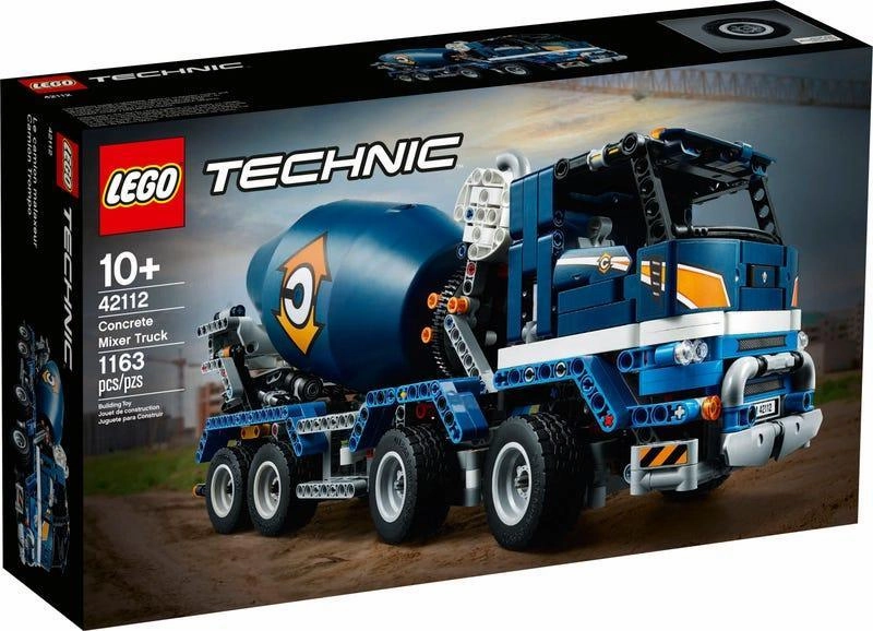 LEGO TECHNIC 42112 Concrete Mixer Truck Chibi Statue Series Set