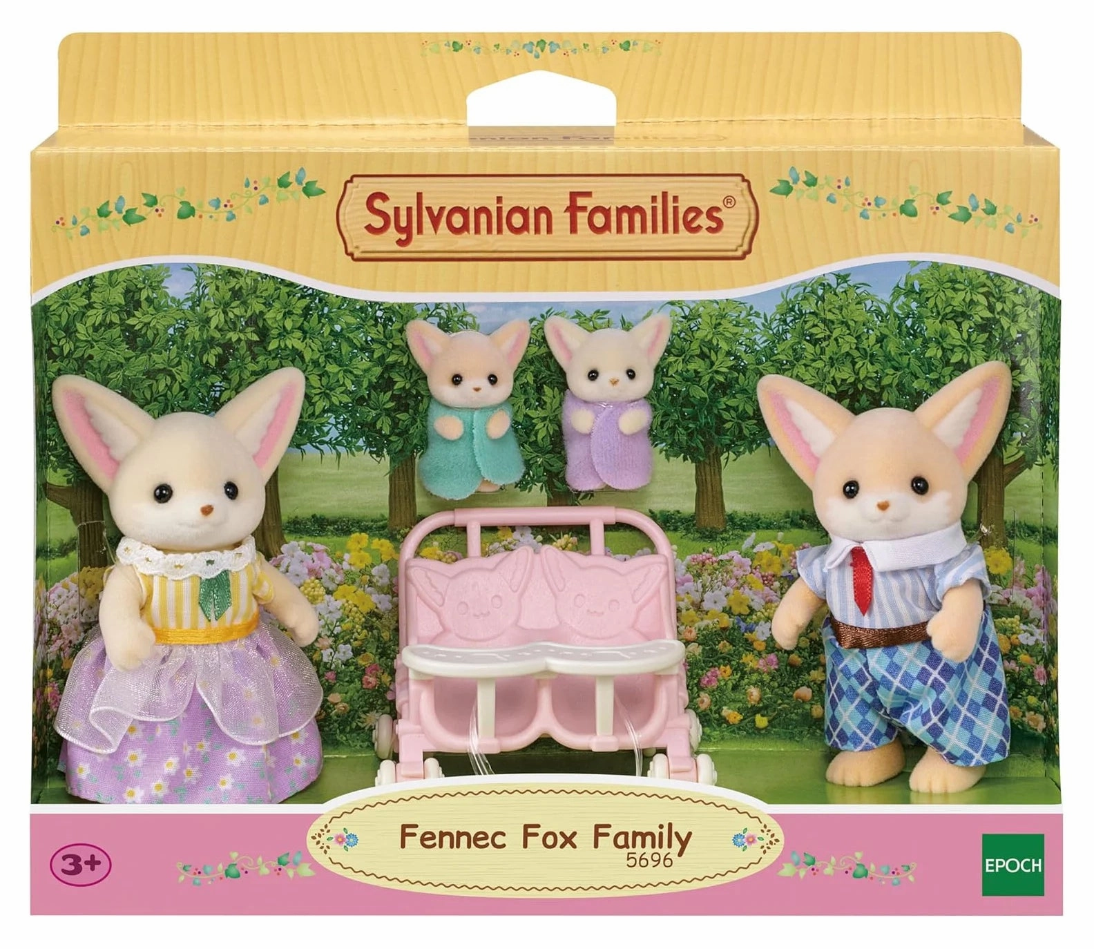 Fashion Doll Sylvanian Families Desert Fox Family Figures