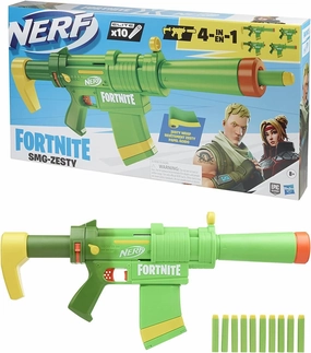 Vintage Hero Library Decor NERF Fortnite SMG-Zesty Blaster