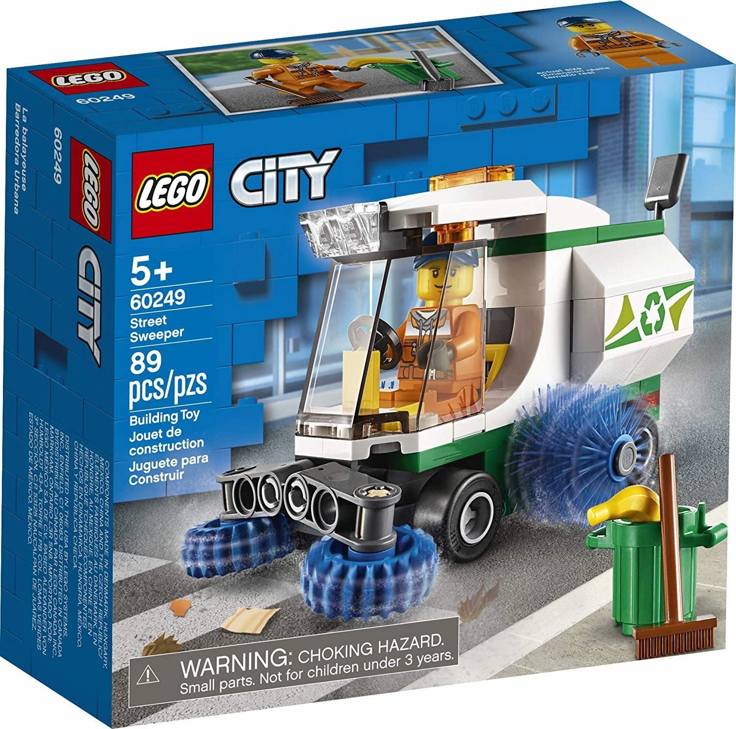 LEGO CITY 60249 Street Sweeper Building Set Editor's Choice Detailed Model