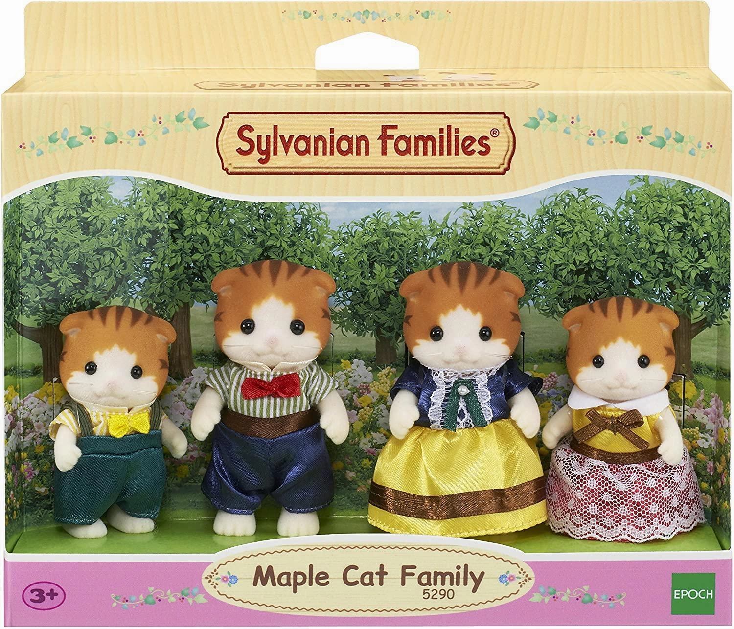Seasonal Rotation sustainable product Sylvanian Families Maple Cats Family