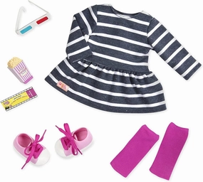 Vinyl Toy Science Model Our Generation Classic Clothing - Cinema Set Outfit