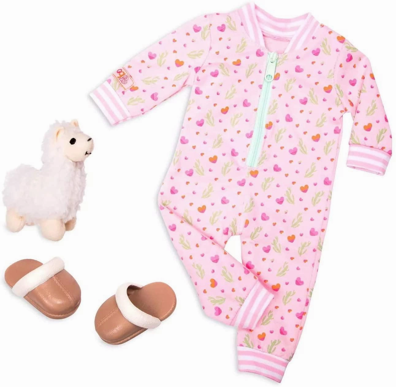 Our Generation Llama Llullabies Pyjamas Outfit for 18-inch Dolls Cartoon Character