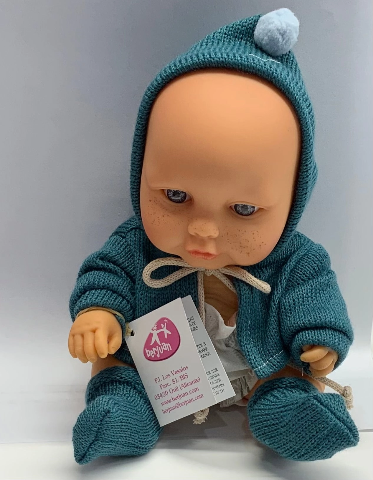 Berjuan Little Baby Boutique Doll 18cm Without Hair - Assorted Therapeutic Hobby Detailed Hero