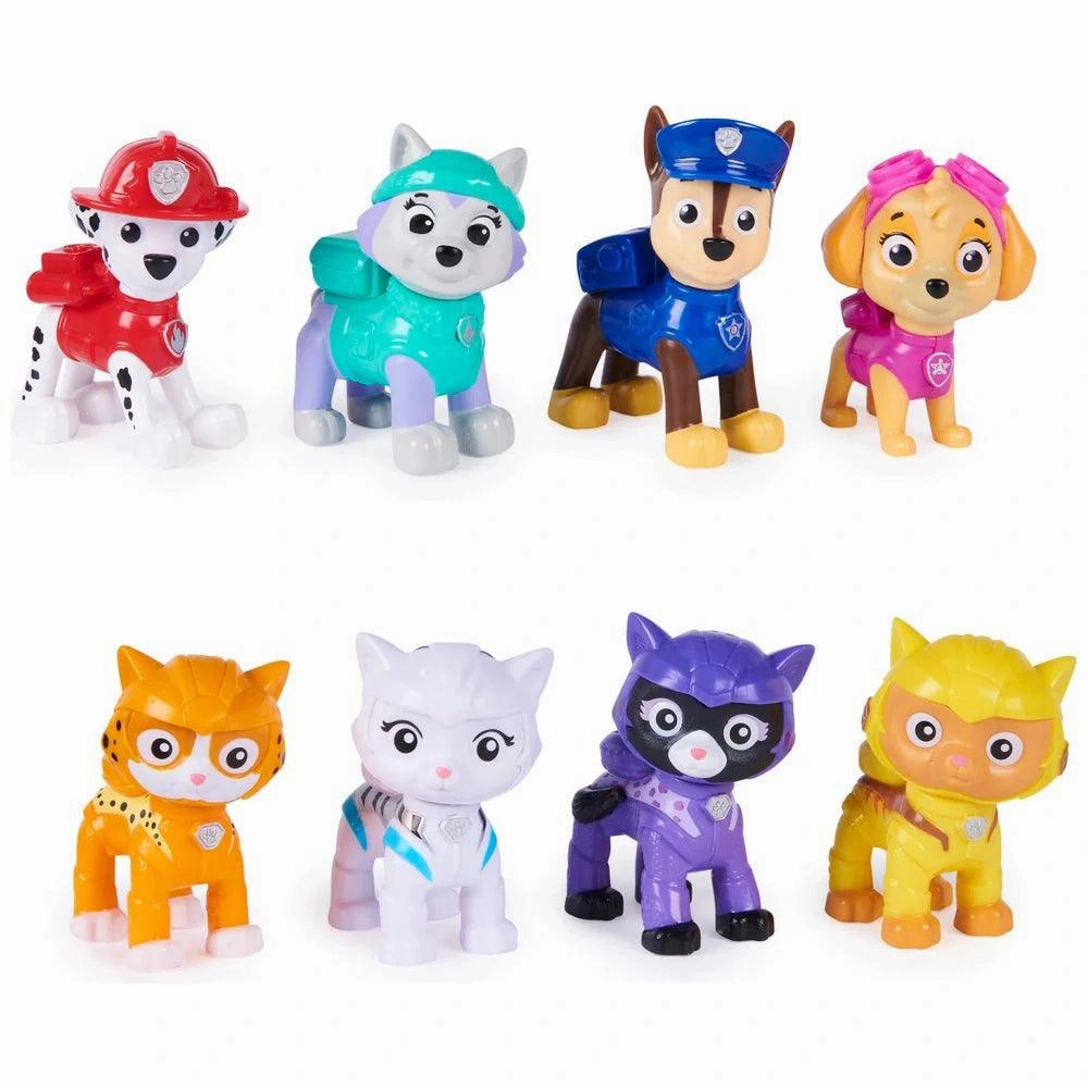 Science fiction Unisex Design PAW Patrol and Cat Pack Gift Pack with 8 Collectible Action Figures