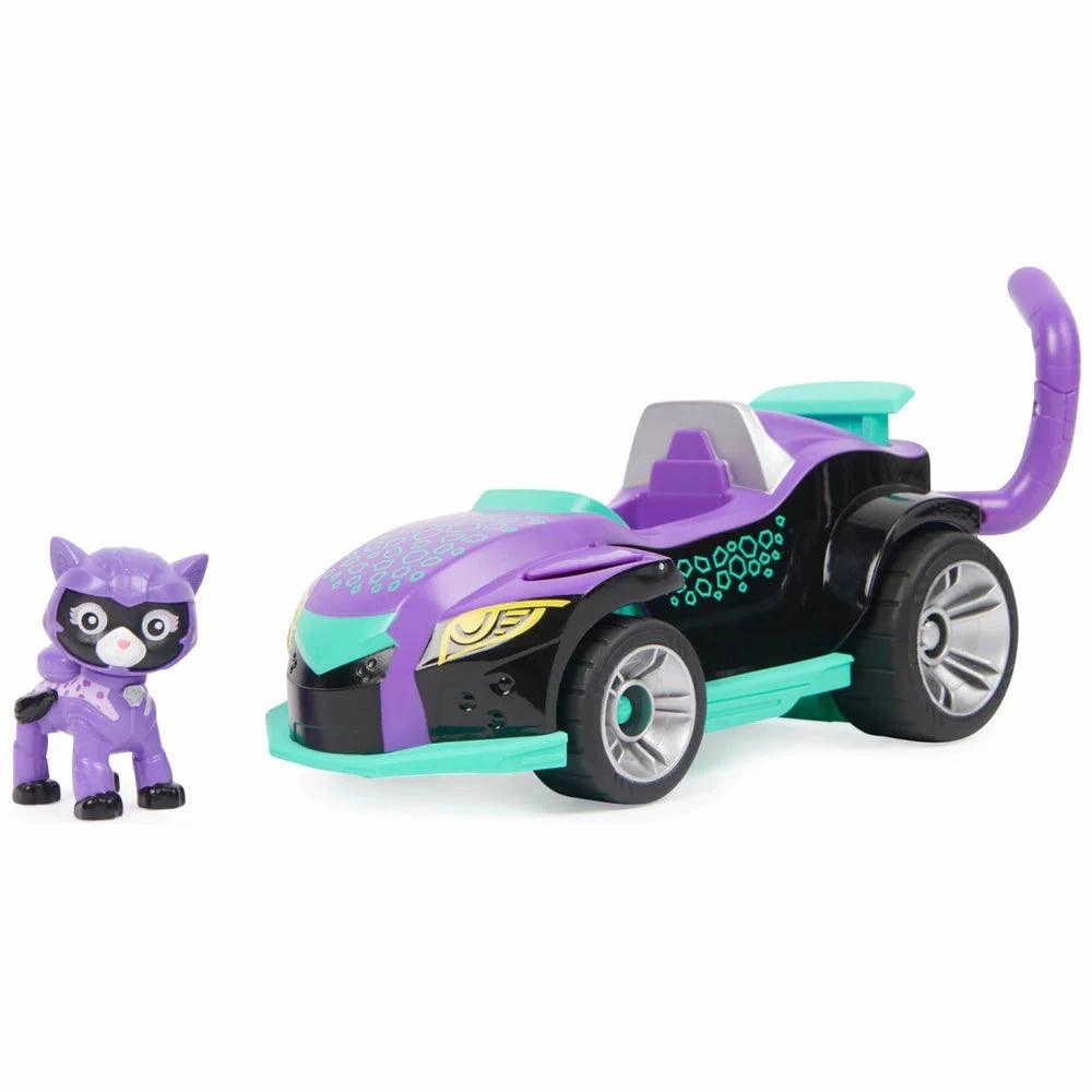 PAW Patrol, Cat Pack, Shade??s Transforming Toy Car with Action Figure Small Motion Exclusive release