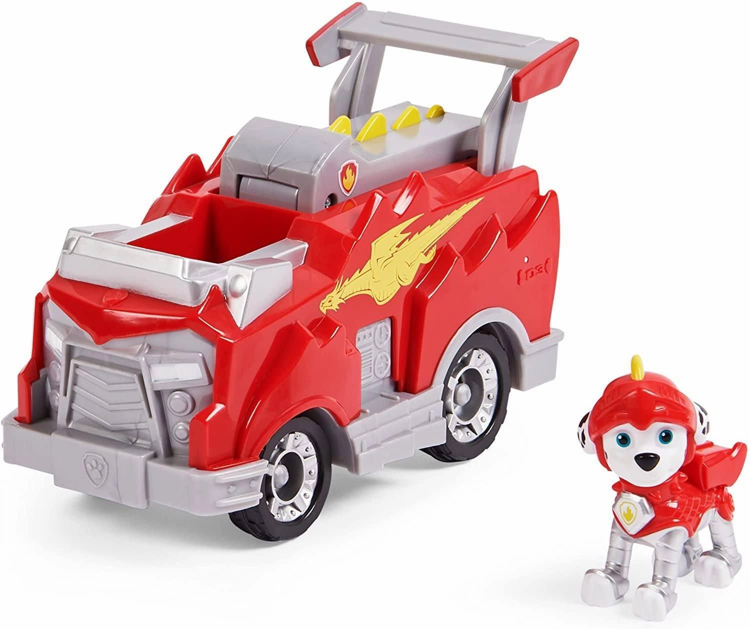 PAW Patrol Rescue Knights Marshal Transforming Car Bearing Worker