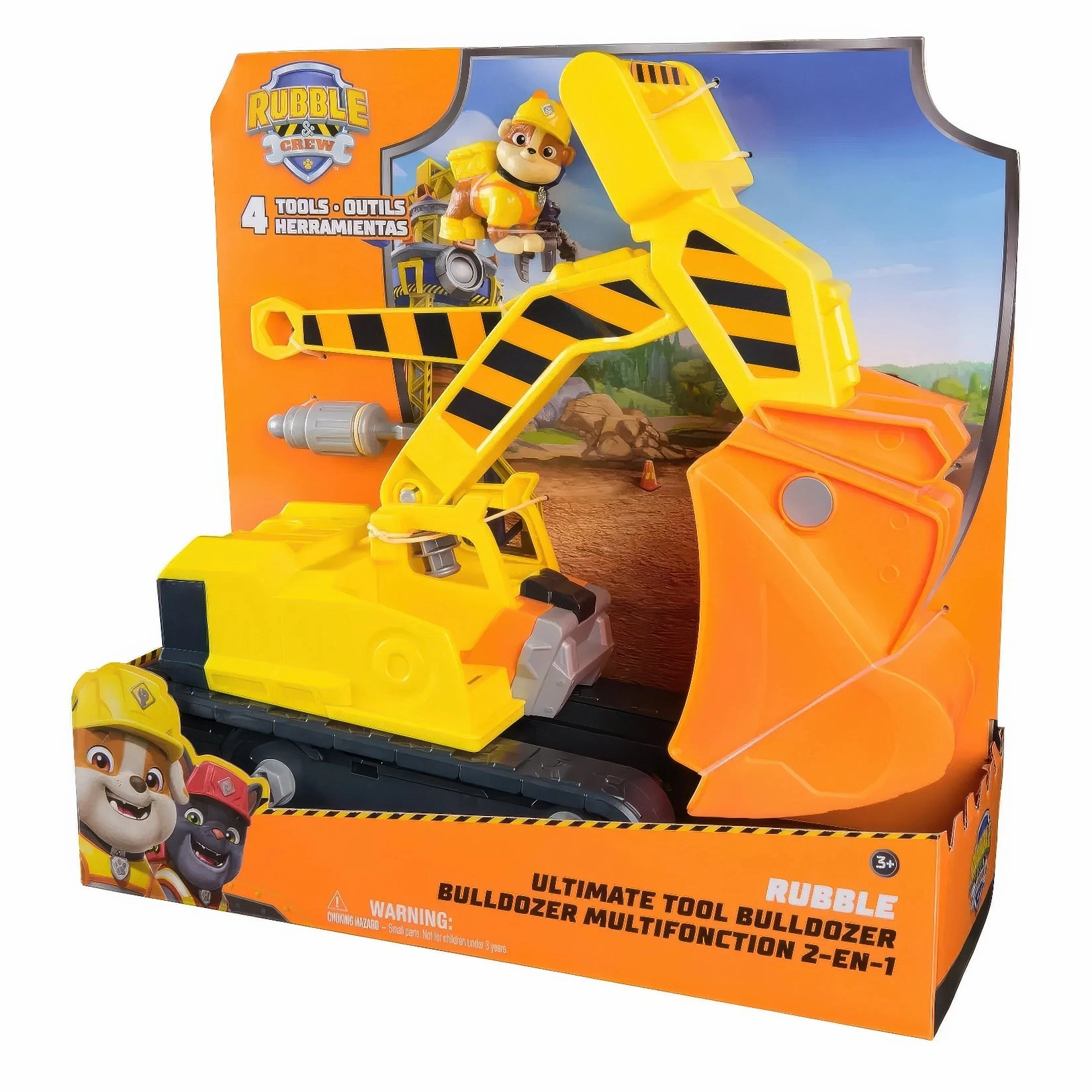 Worthwhile Creator Skilled Technician PAW Patrol Rubble And Crew Rubble Ultimate Tool Bulldozer