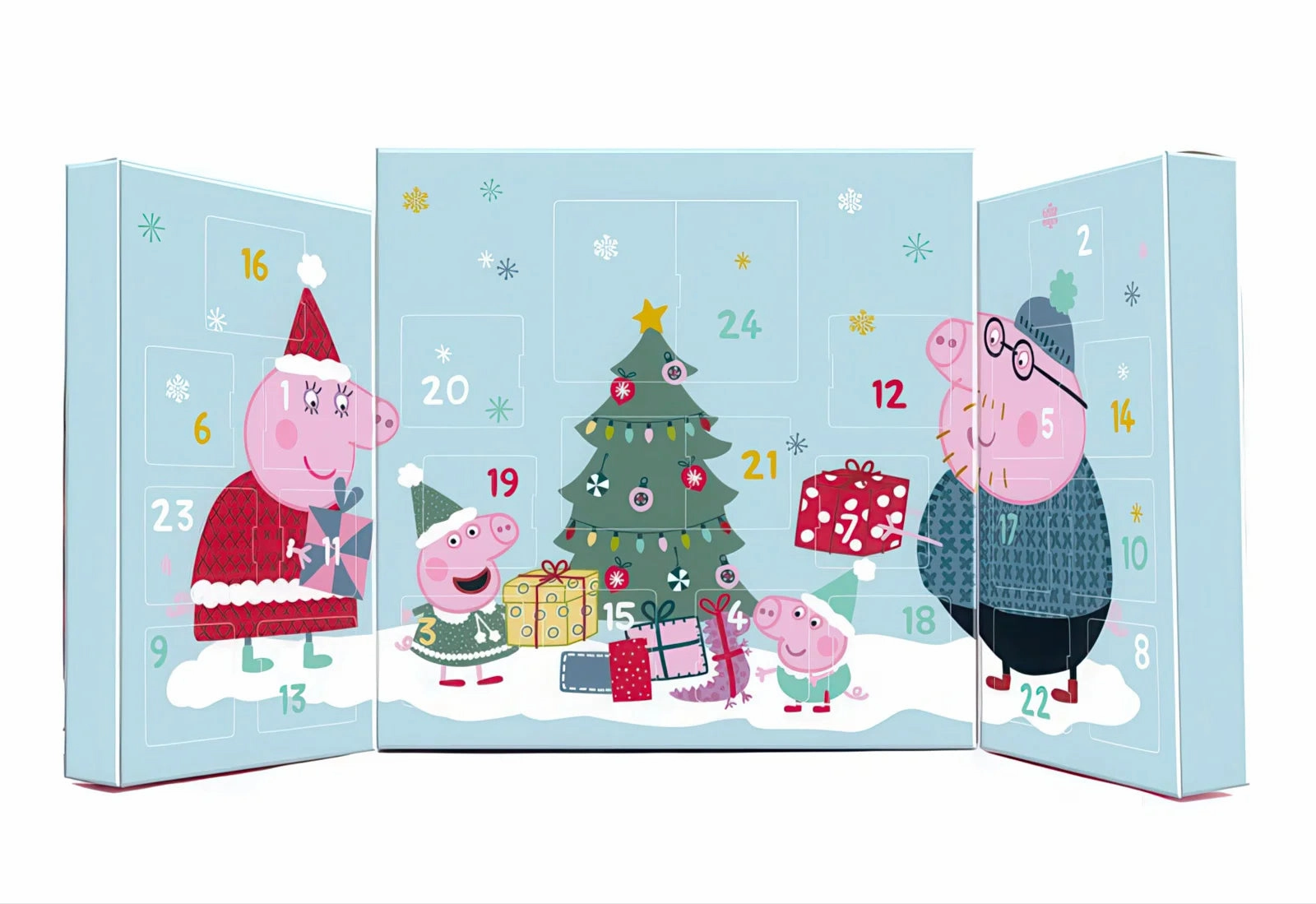 Peppa Pig Advent Calendar with Jewellery and Hair Accessories Ghostly Ornaments
