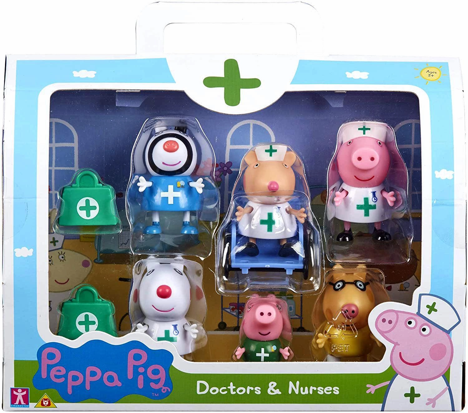 Art Deco Peppa Pig Doctors And Nurses Figure Pack