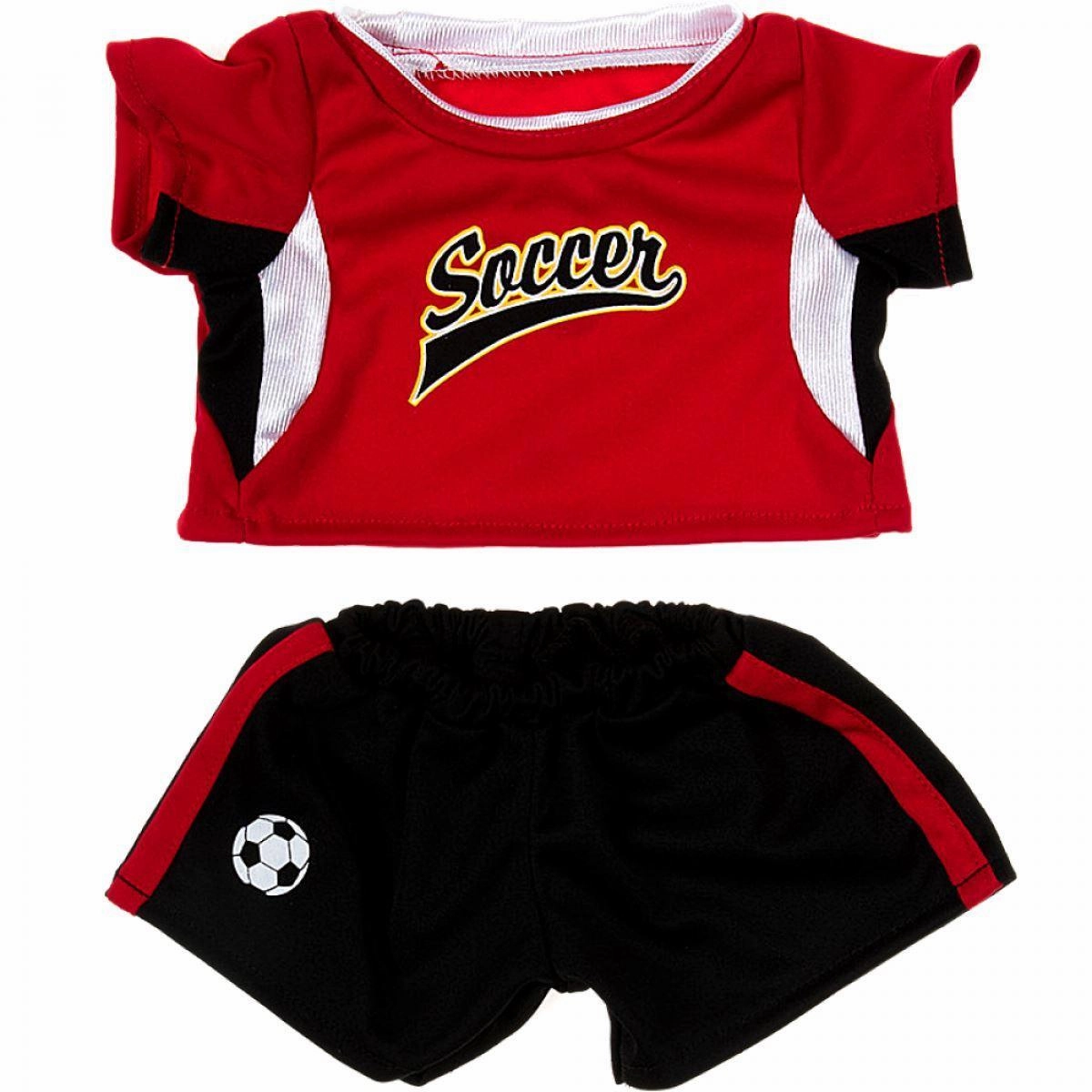 Be My Bear 20098 Red Football Kit Outfit For Doll 40cm PVC Toy