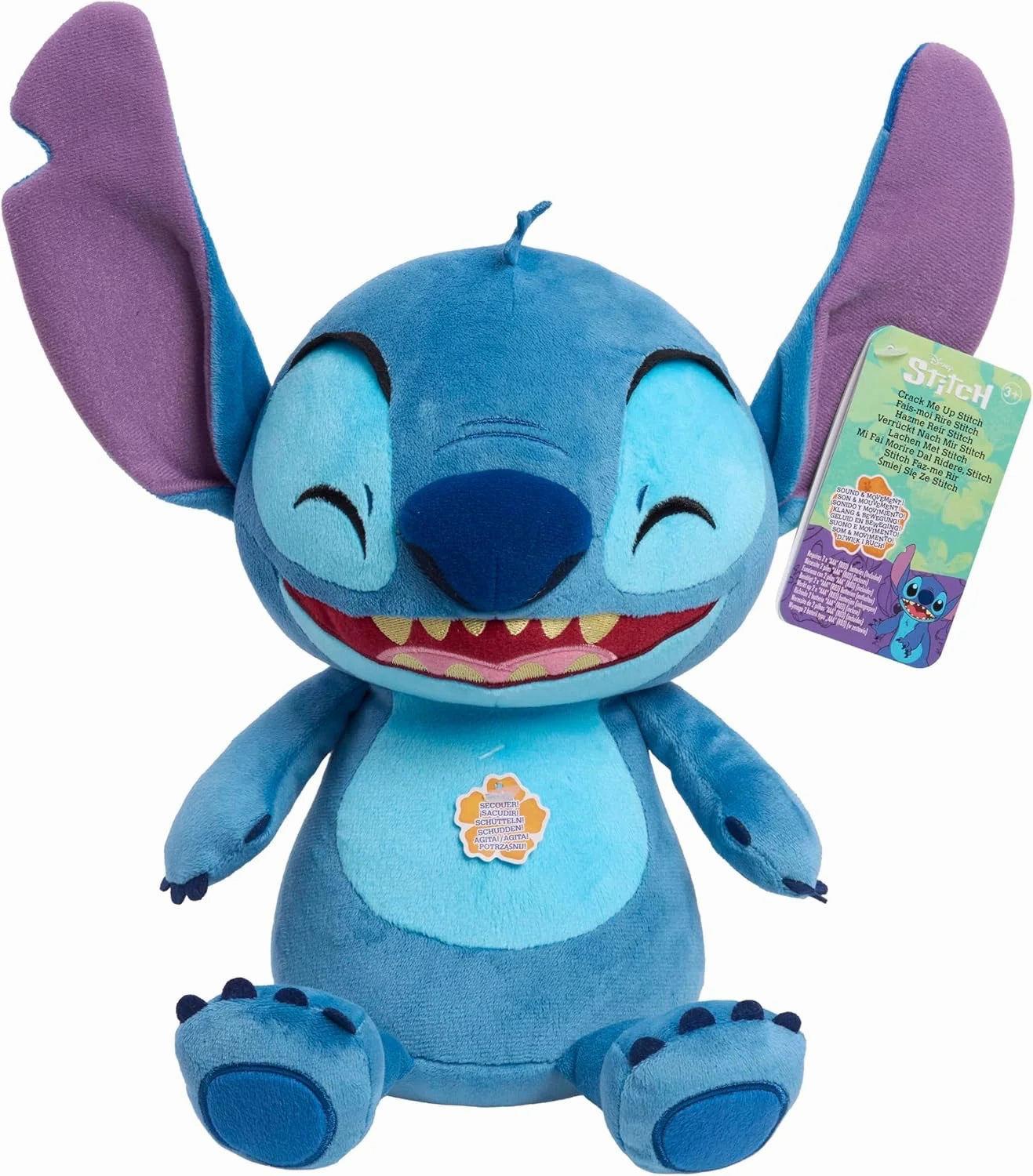Disney Stitch Plush Toy 28cm Sound & Movement Fantastic Treats