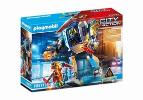 PLAYMOBIL 70571 CITY ACTION Special Operations Police Robot Prehistoric Animal Forest Creature