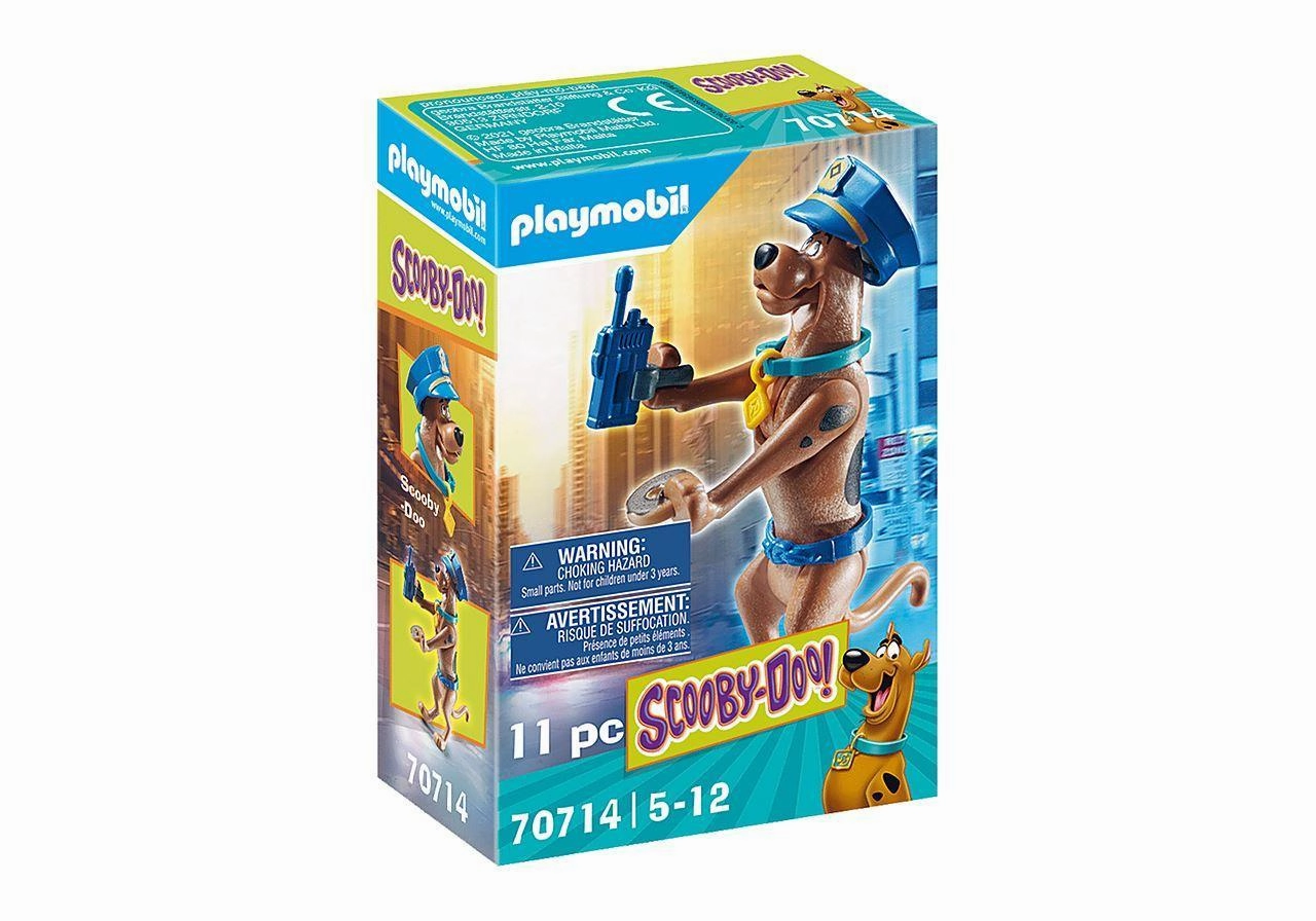 PLAYMOBIL 70714 SCOOBY-DOO! - Collectible Police Figure Mobile Game Battle Ready