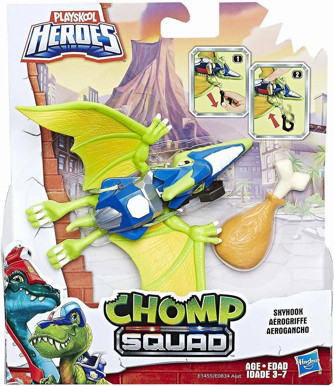 Playskool E1455 Csq Dino Rider Police People Sculpture Action Model