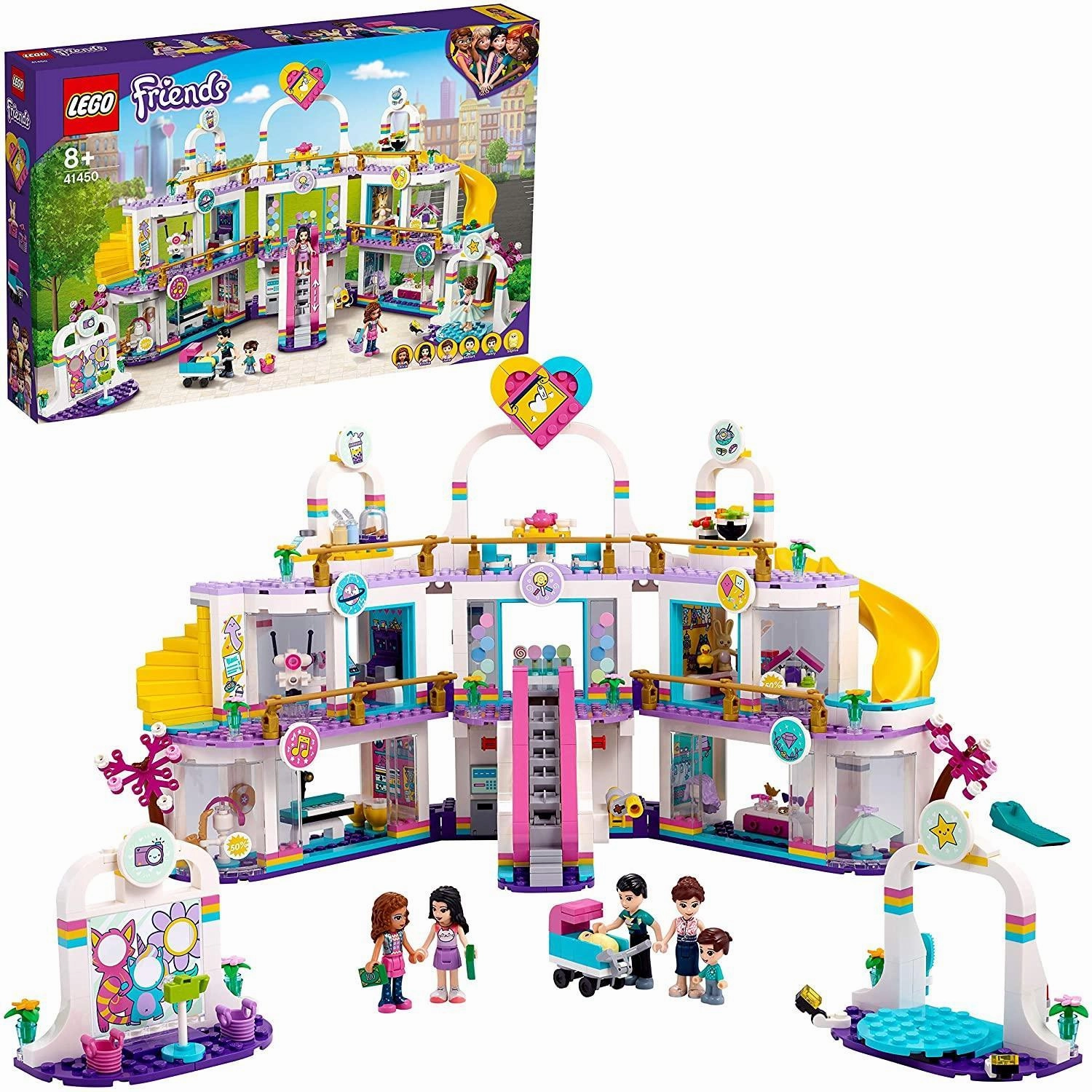 Fine Detail Art Masterpiece LEGO FRIENDS 41450 Heartlake City Shopping Mall