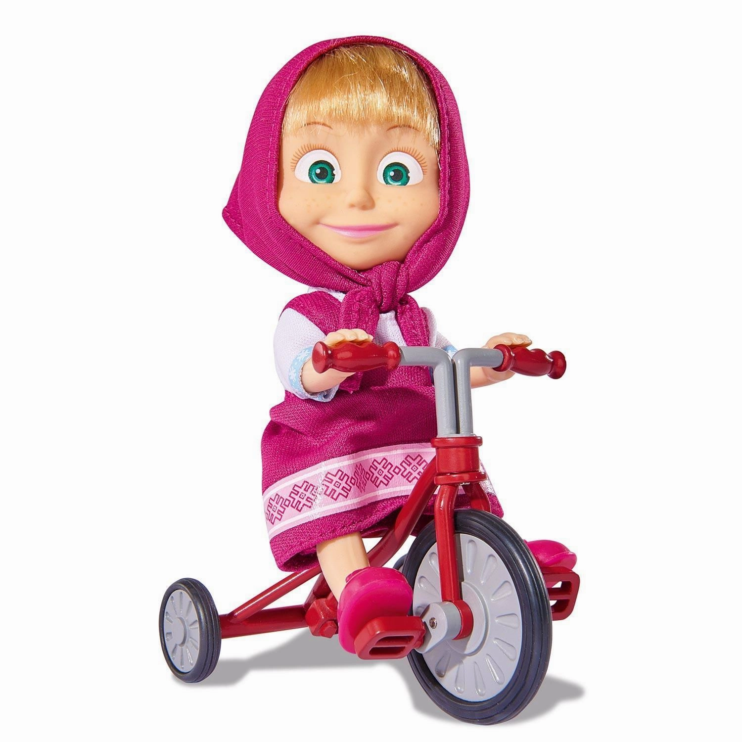Online Game Exhibition Piece Masha and the Bear Tricycle