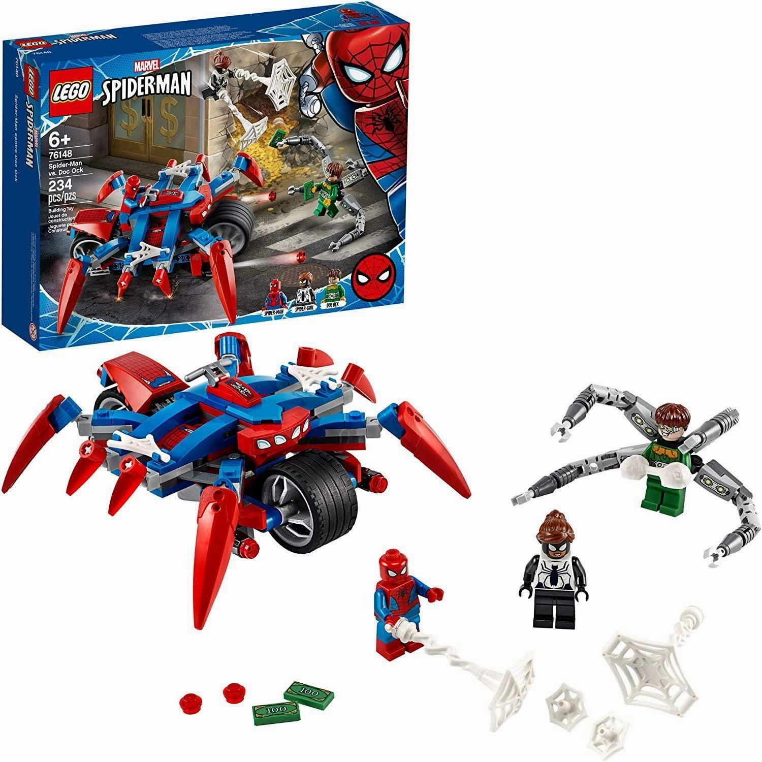 LEGO MARVEL 76148 Spider-Man: Spider-Man vs. Doc Ock Miniature Art