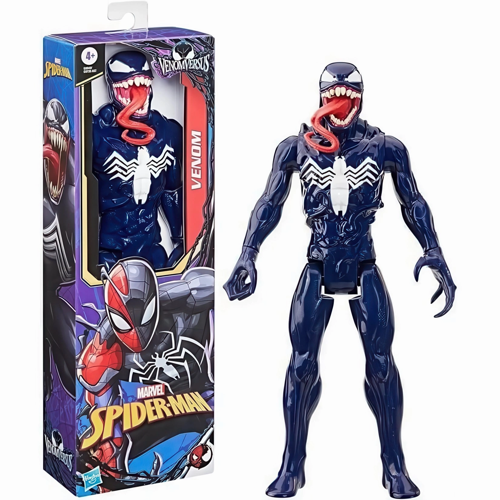 Marvel Spiderman VenomVersus Titan Hero Series Figure Venom Realistic Model Metaverse Asset