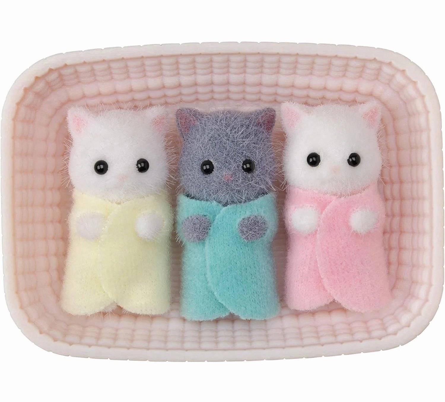 Sylvanian Families Persian Cat Triplets Rare Find Teaching Aid
