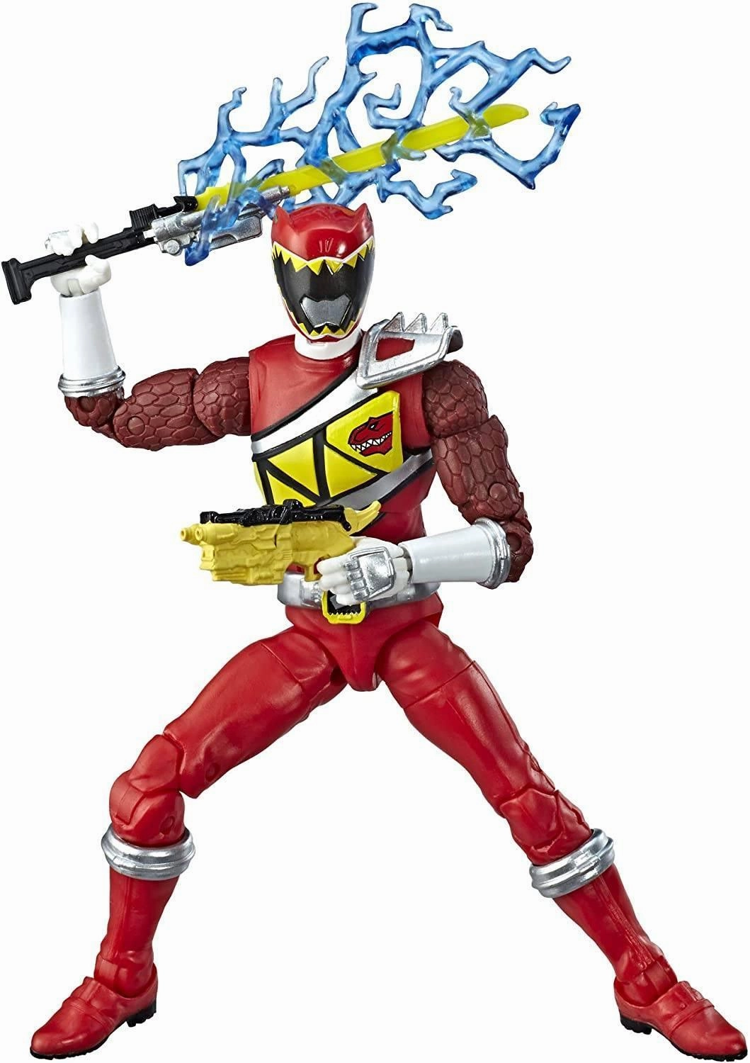 Power Rangers Lightning Collection 6-Inch Dino Charge Red Ranger Collectible Action Figure Classic Charm Little License