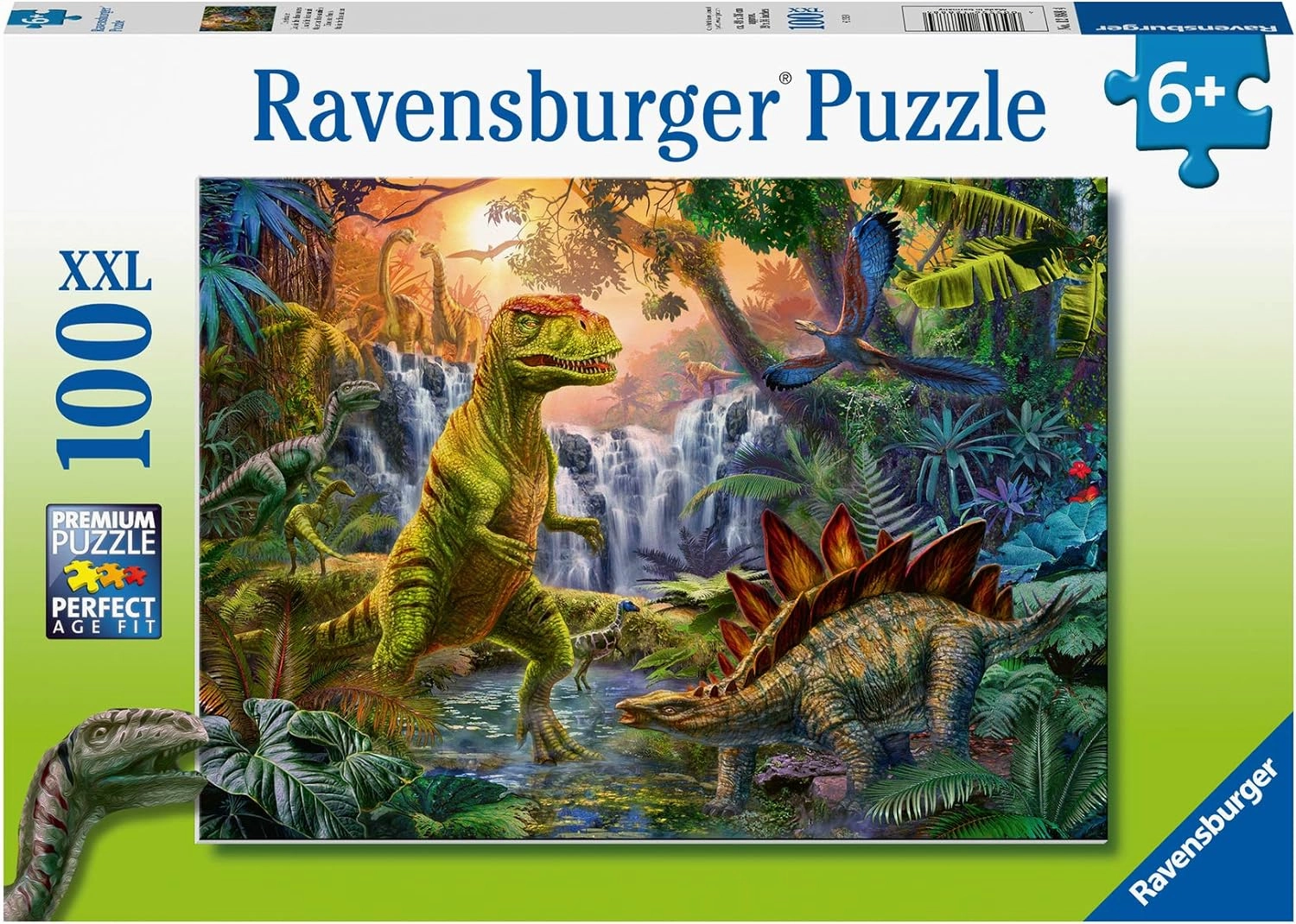 Prehistoric Oasis 100pc Puzzle Spooky Lights Frightening Accents